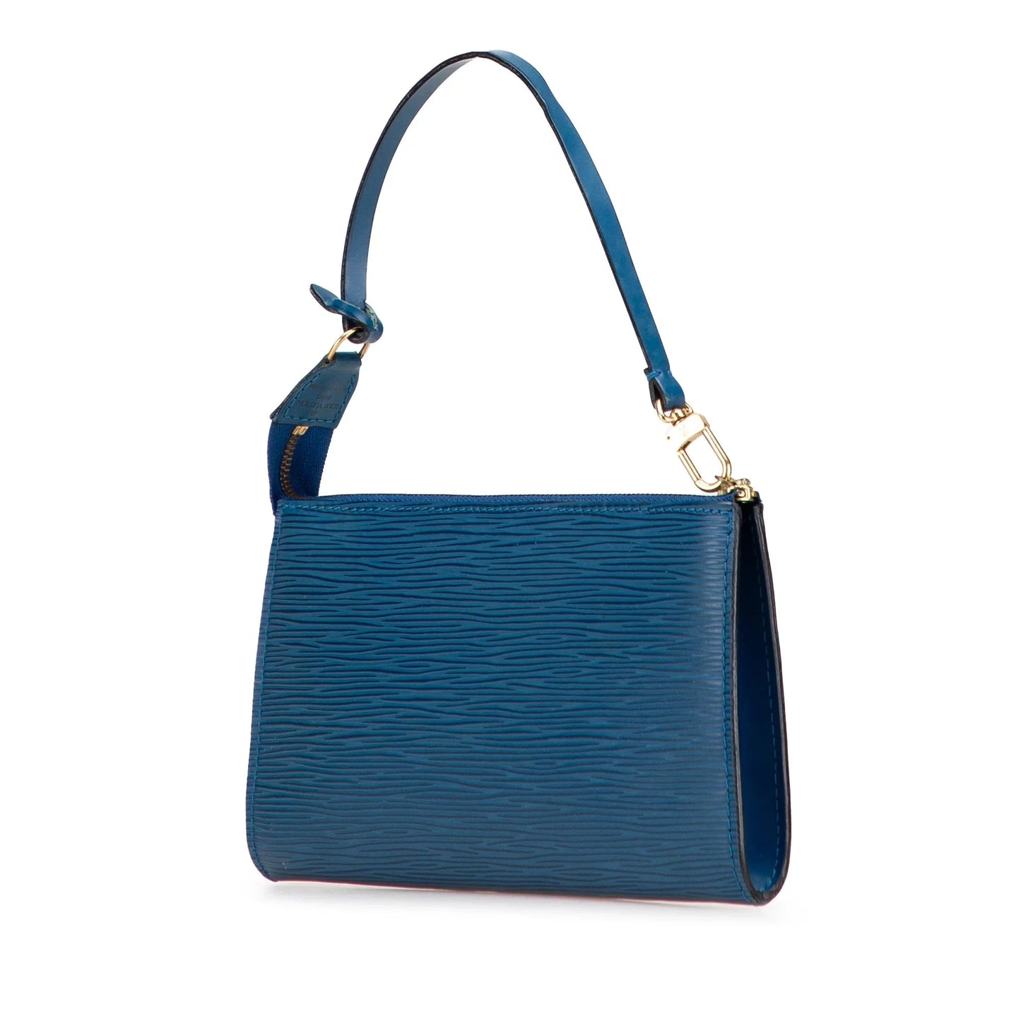 Blue Louis Vuitton Epi Pochette Accessoires Shoulder Bag