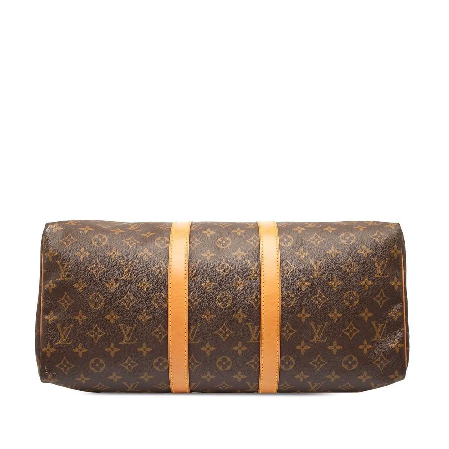 Brown Louis Vuitton Monogram Keepall 45 Travel Bag
