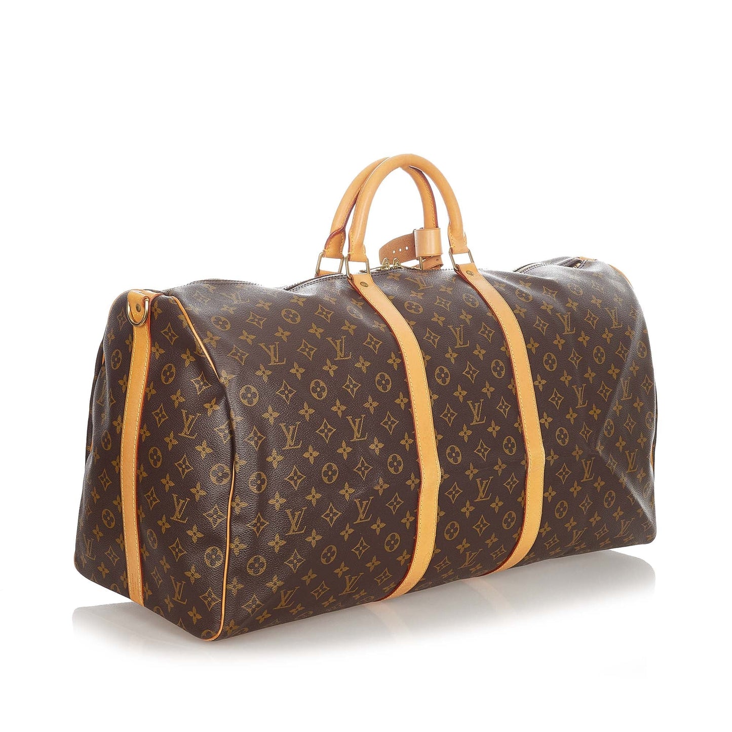 Louis-Vuitton Louis Vuitton Monogram Keepall Bandouliere 60 Brown