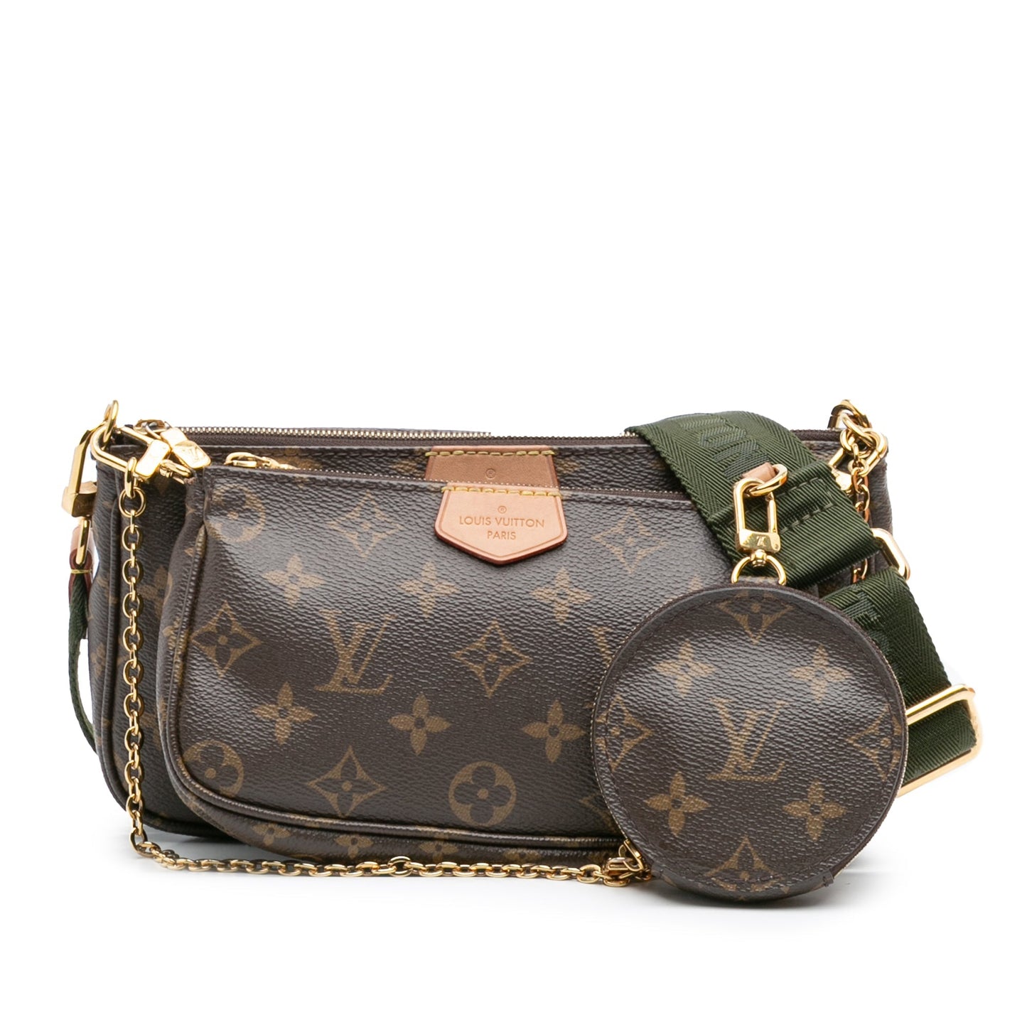 Brown Louis Vuitton Monogram Multi Pochette Accessoires Satchel