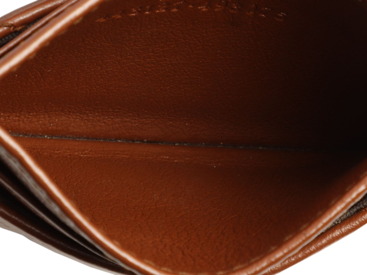 Gucci Brown Matelass? GG Marmont Card Case