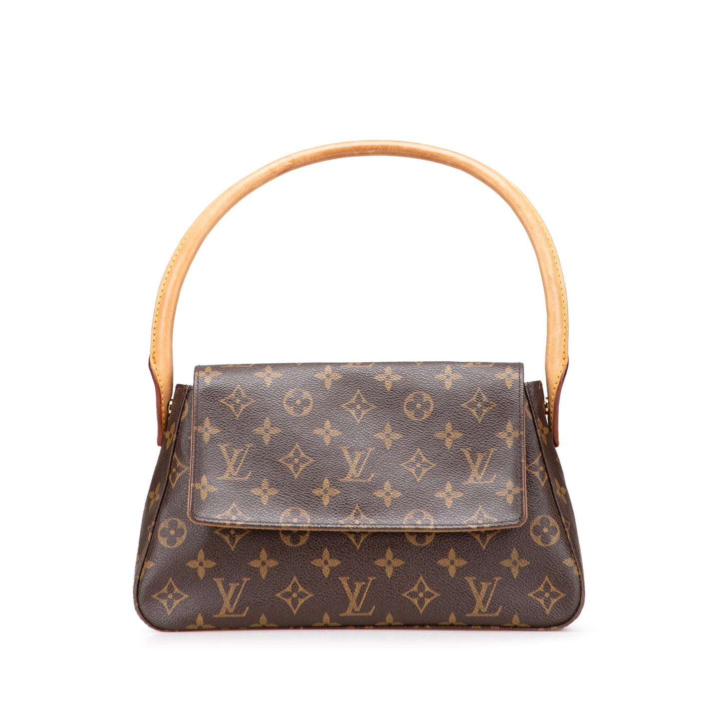 Brown Louis Vuitton Monogram Mini Looping Shoulder Bag