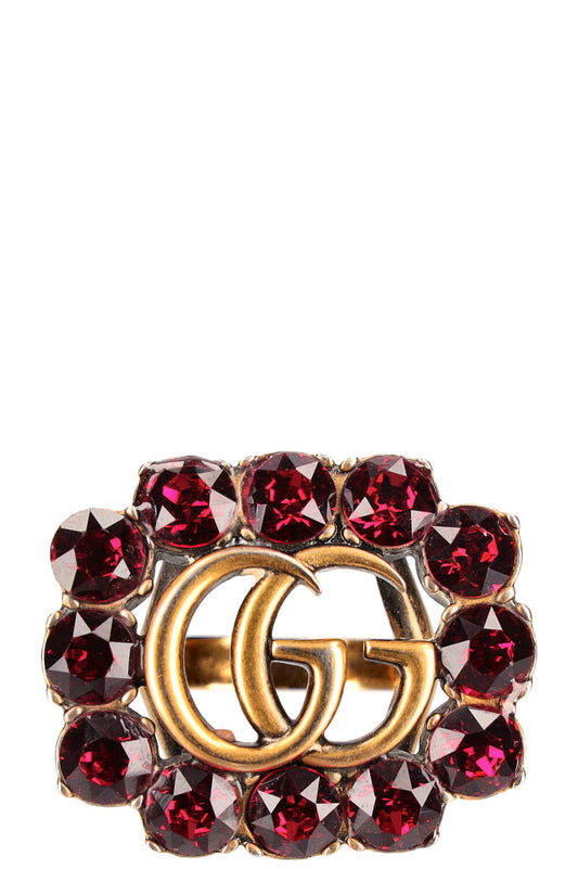GUCCI Double G Ring Crystals