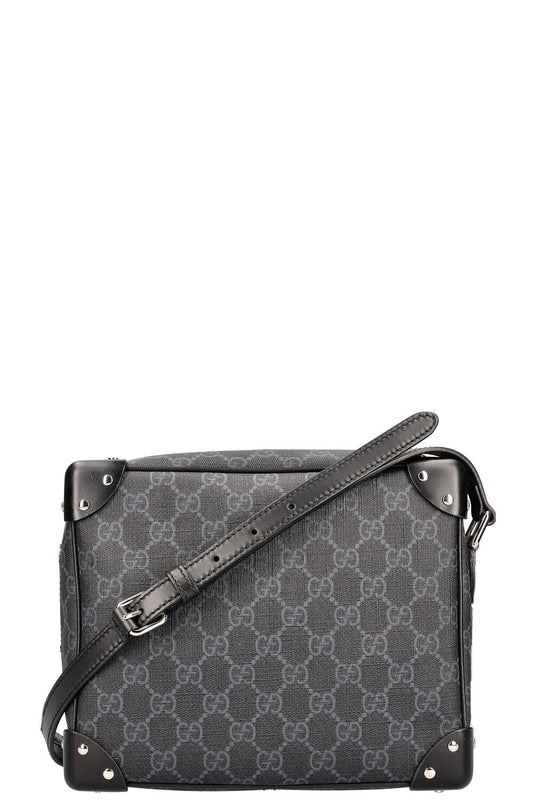 GUCCI Square Box Shoulder Bag GG Supreme