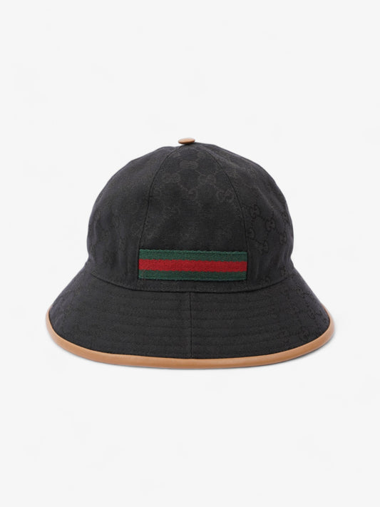 Gucci GG Sport Bucket Hat Black Canvas M