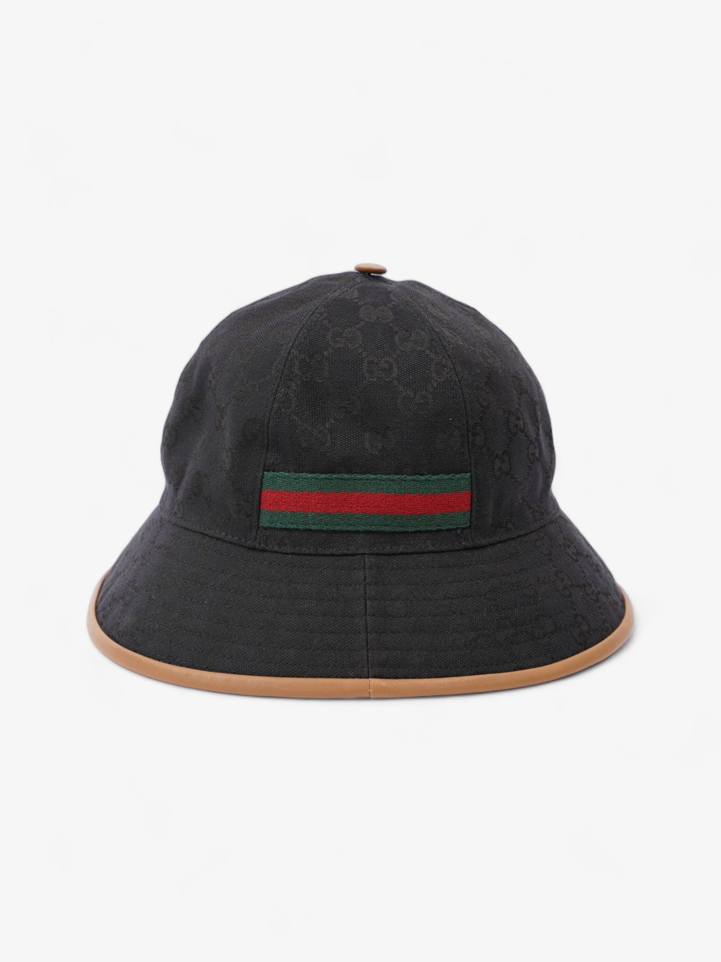 Gucci GG Sport Bucket Hat Black Canvas M