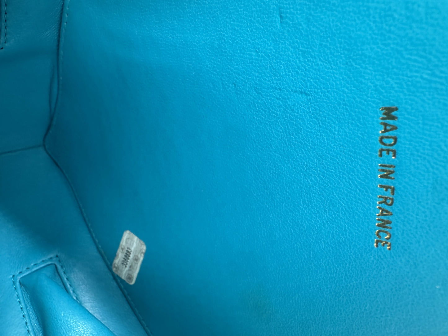 Chanel 1995  Barbie Blue & Black Heart Vanity Bag