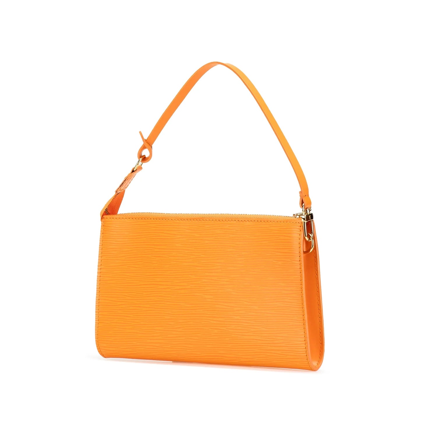 Orange Louis Vuitton Epi Pochette Accessoires Shoulder Bag