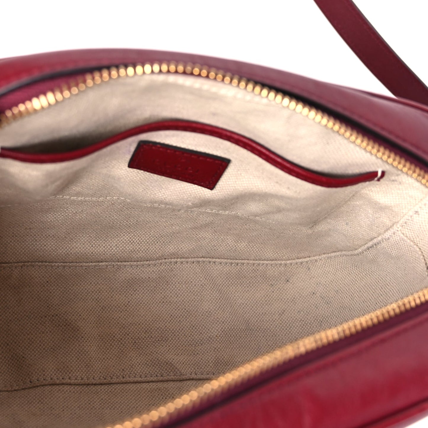 Gucci Calfskin Mini Blondie Bag  Rosso