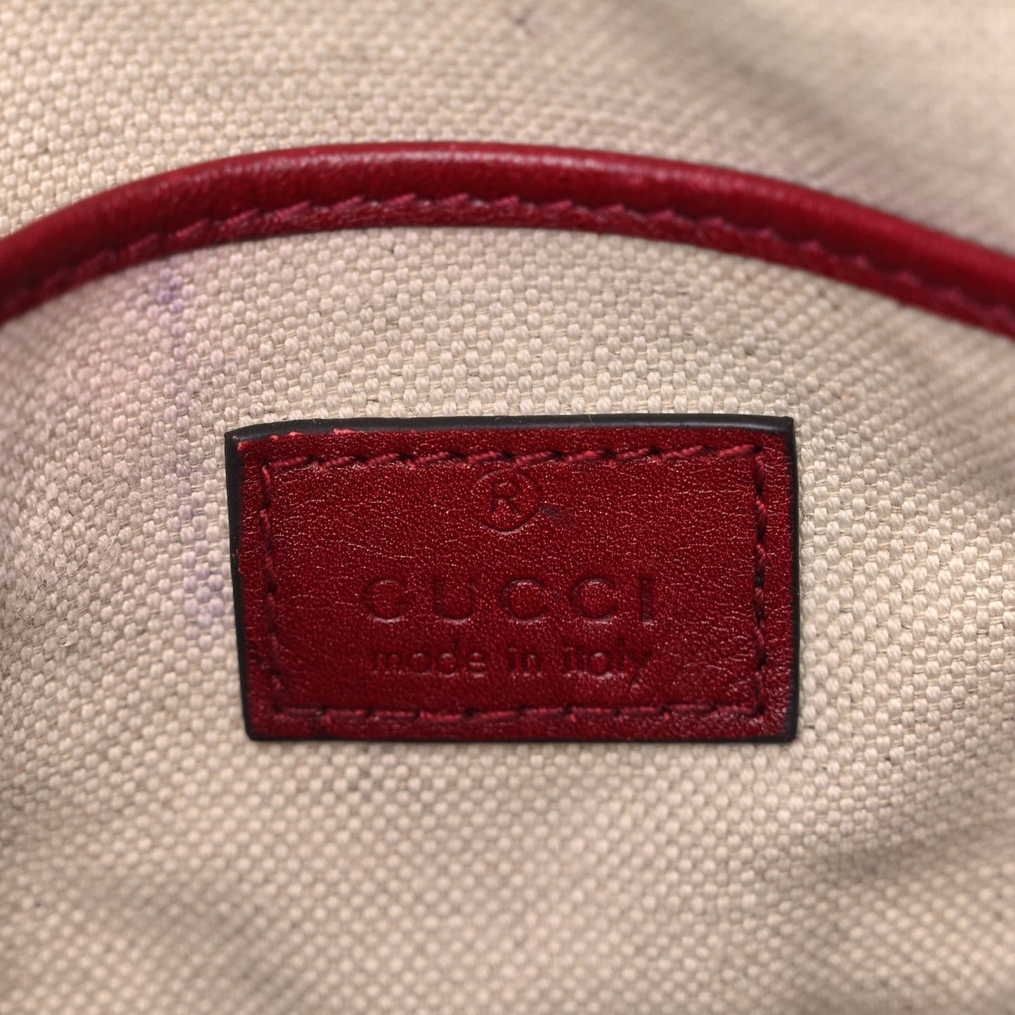 Gucci Calfskin Mini Blondie Bag  Rosso