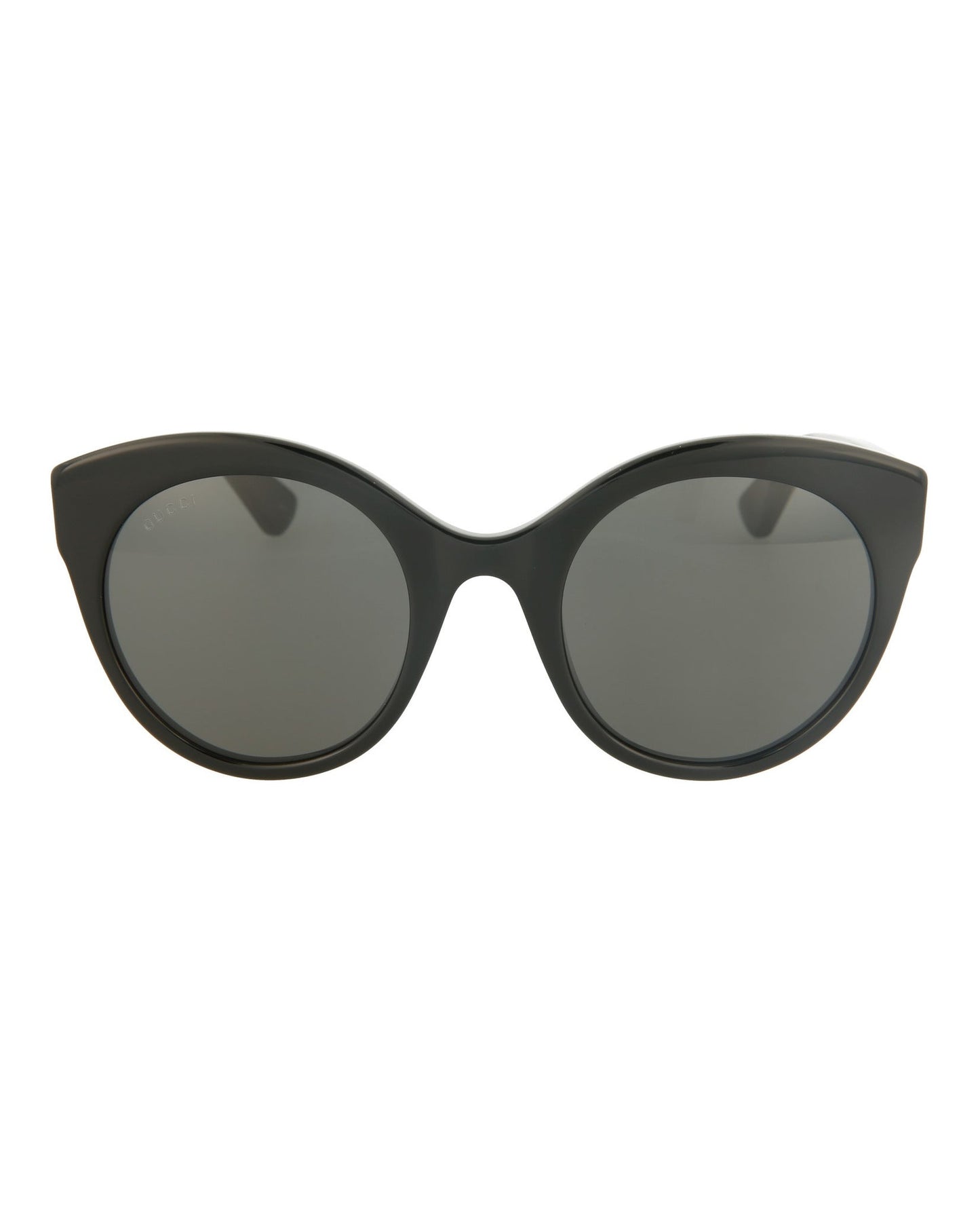 Gucci Womens Round/Oval Black Black Grey Fashion Designer Eyewear