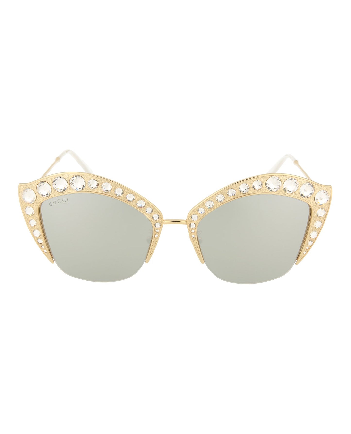 Gucci Womens Cat Eye Gold Silver Fashion Designer Eyewear