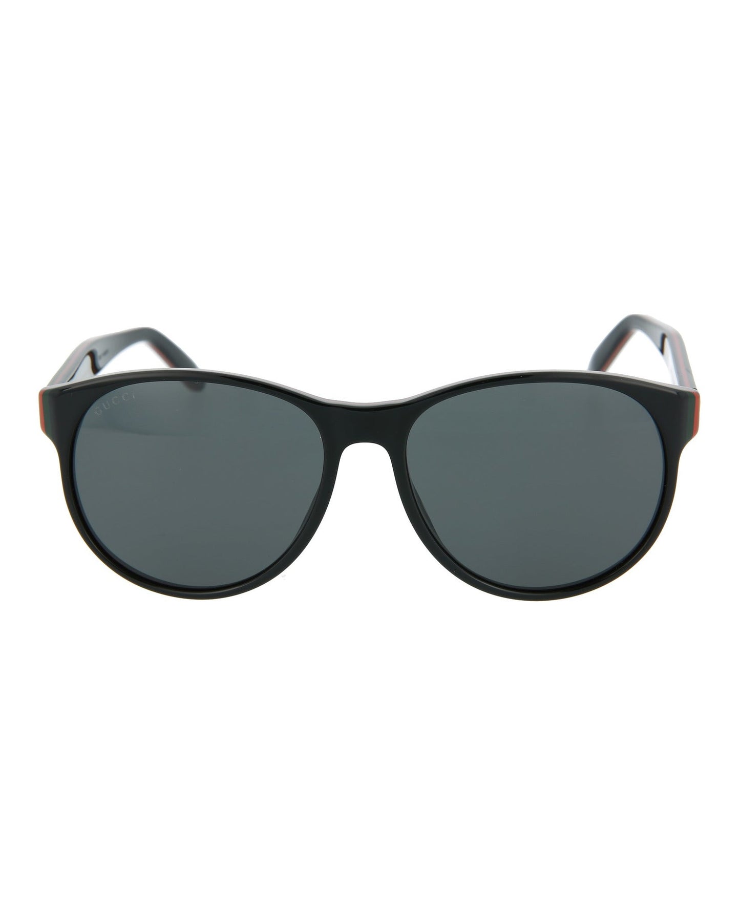 Gucci Unisex Round/Oval Black Black Grey Fashion Designer Eyewear
