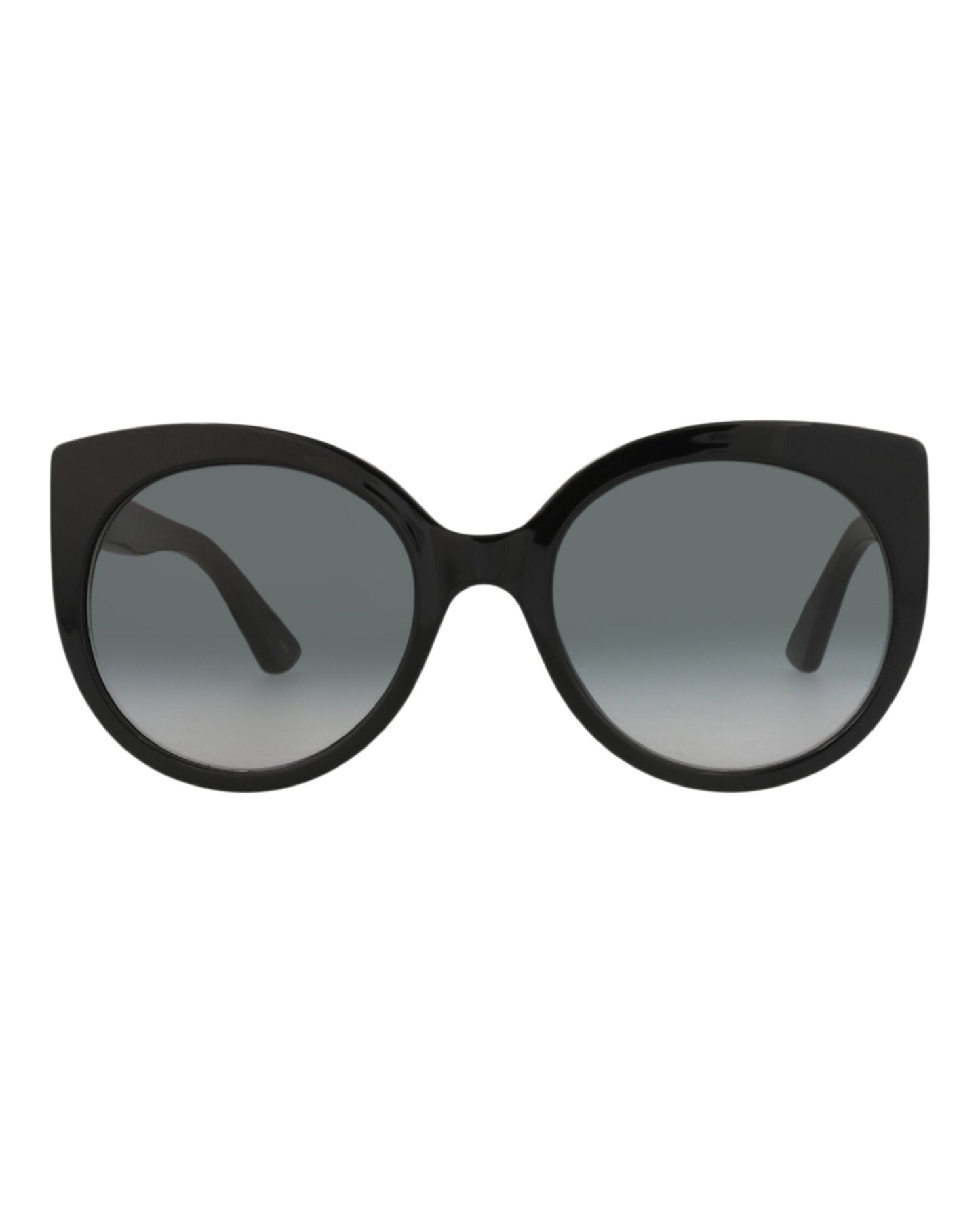 Gucci Womens Cat Eye Black Black Grey Fashion Designer Eyewear