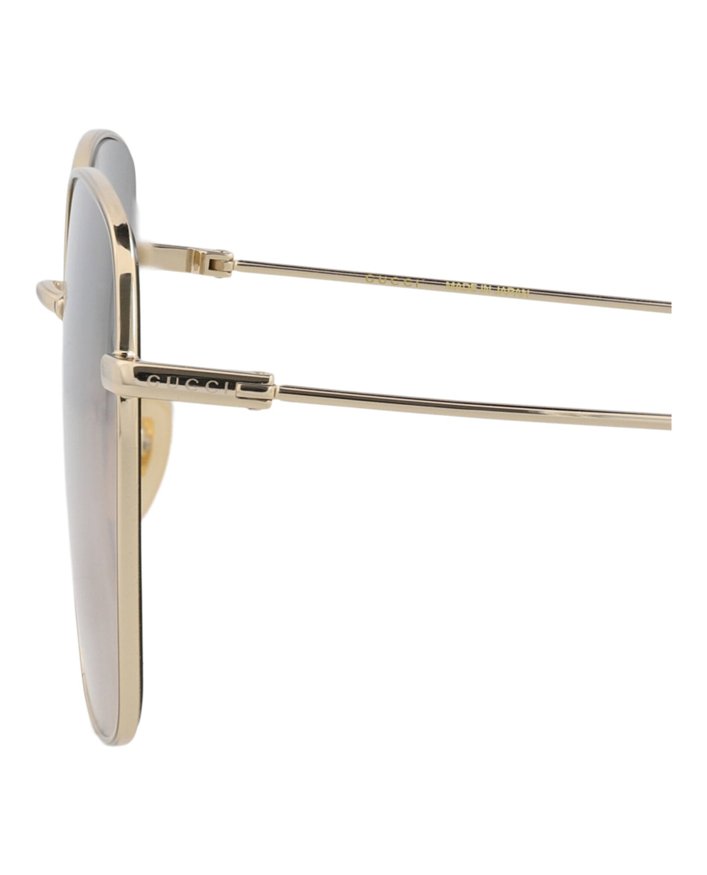 Gucci Womens Square/Rectangle Gold Gold Pink Fashion Designer Eyewear
