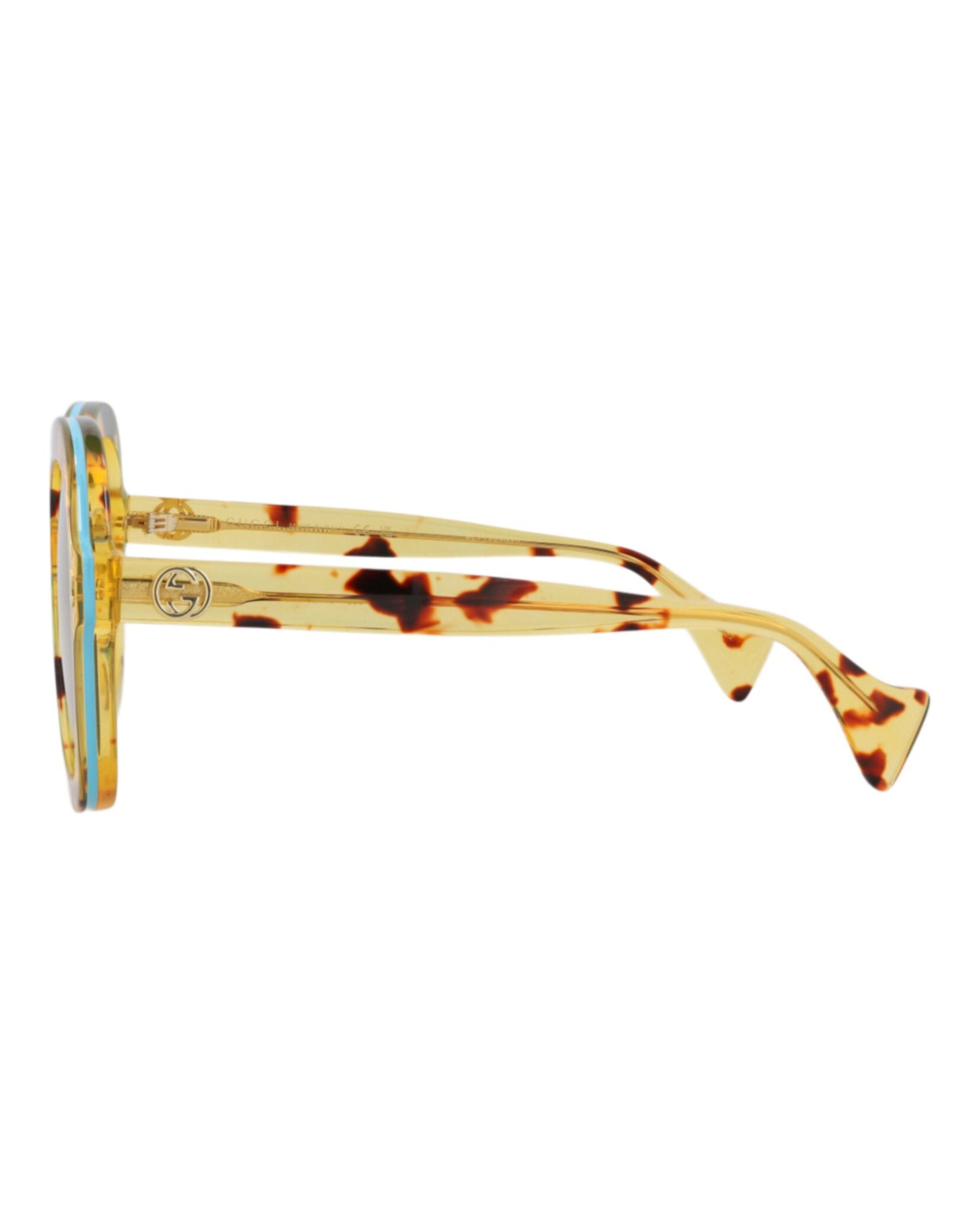 Gucci Womens Round/Oval Havana Havana Brown Fashion Designer Eyewear