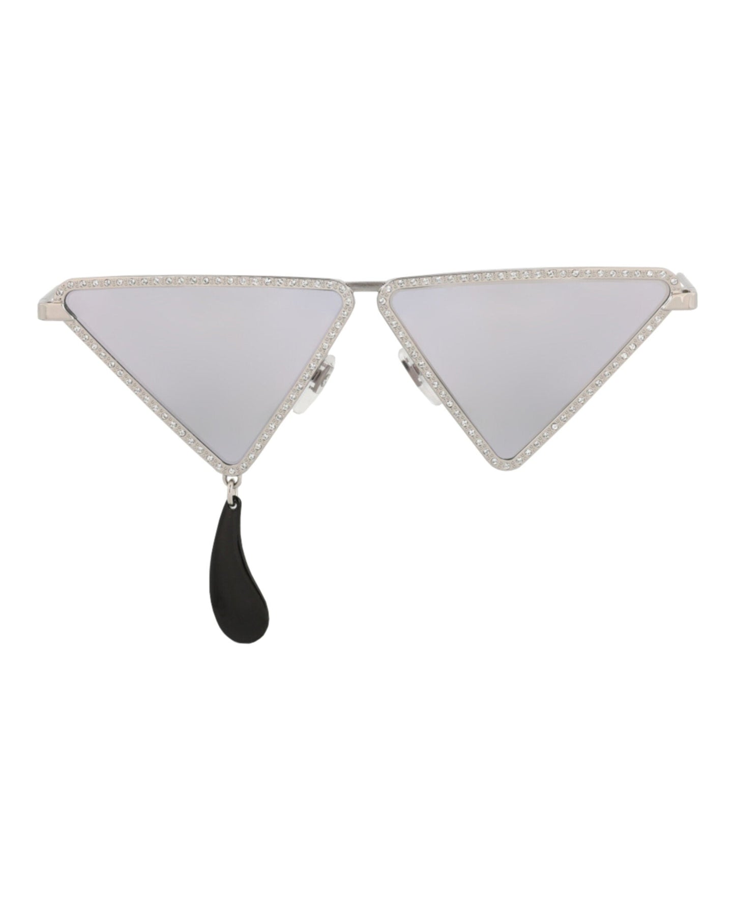 Gucci Womens Cat Eye Silver Silver Silver Fashion Designer Eyewear