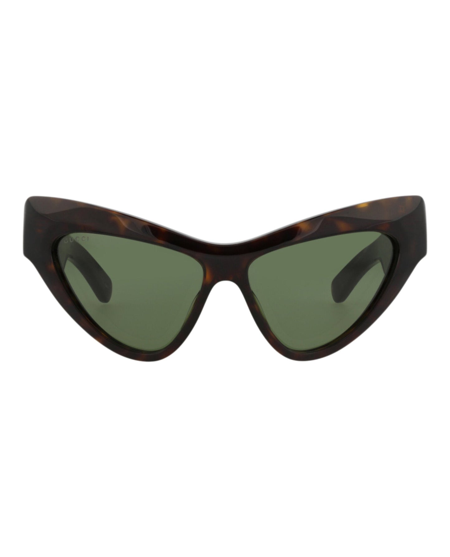 Gucci Womens Cat Eye Havana Havana Green Fashion Designer Eyewear