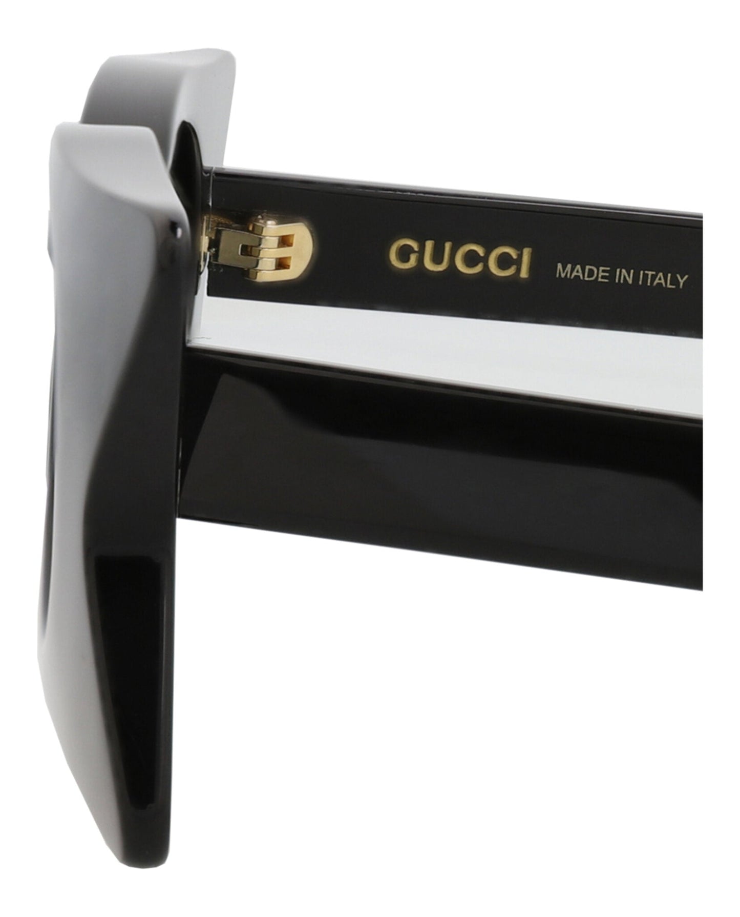 Gucci Womens Cat Eye Black Black Grey Fashion Designer Eyewear