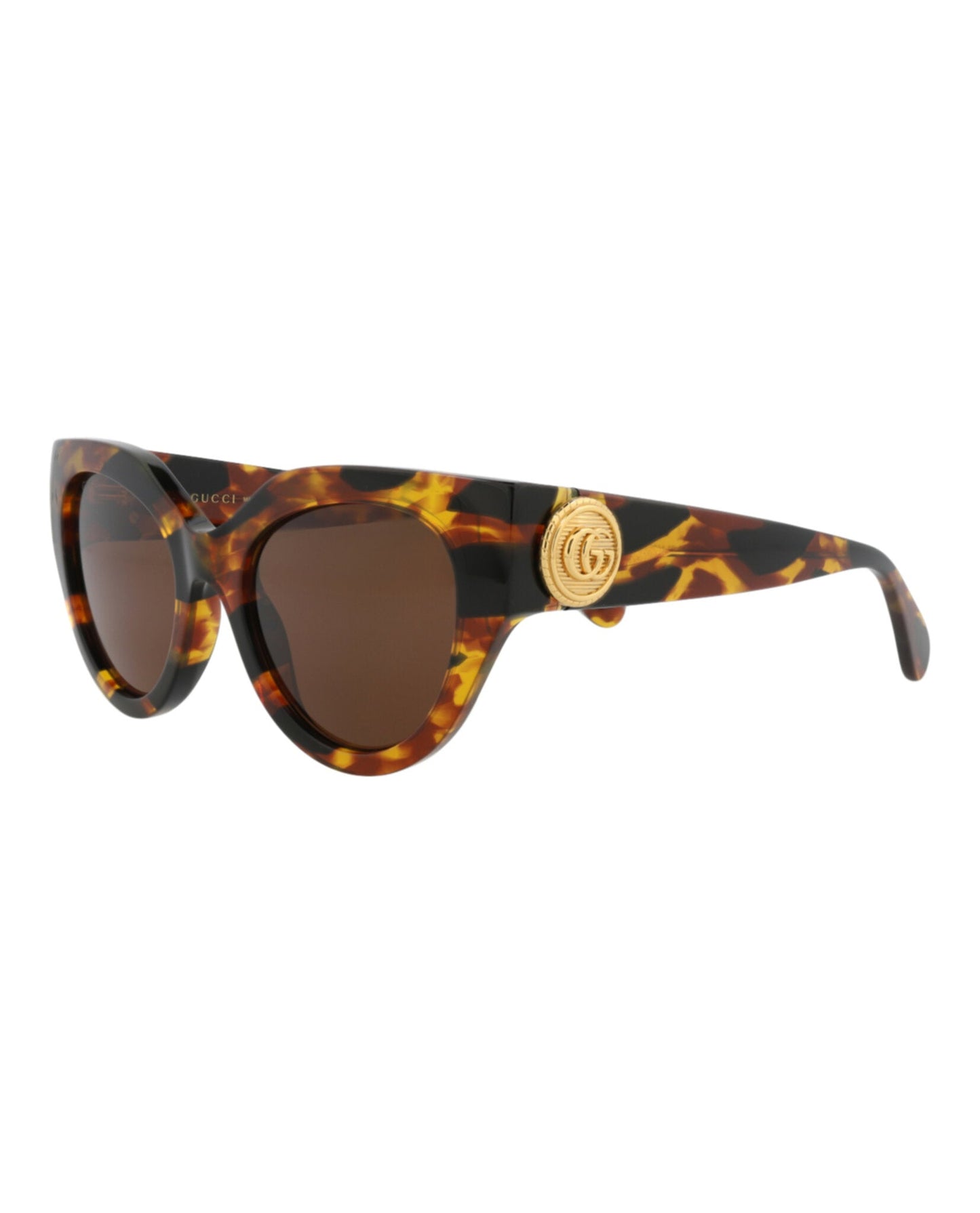 Gucci Womens Cat Eye Havana Havana Brown Fashion Designer Eyewear