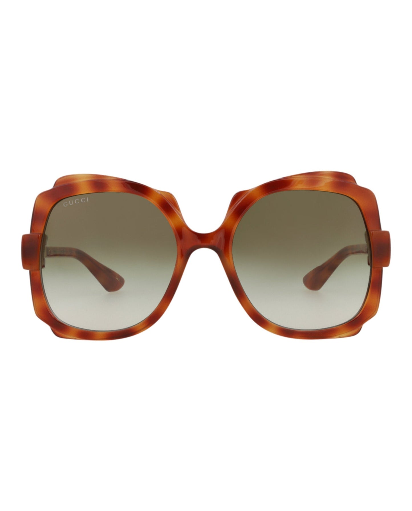 Gucci Womens Round/Oval Havana Havana Brown Fashion Designer Eyewear