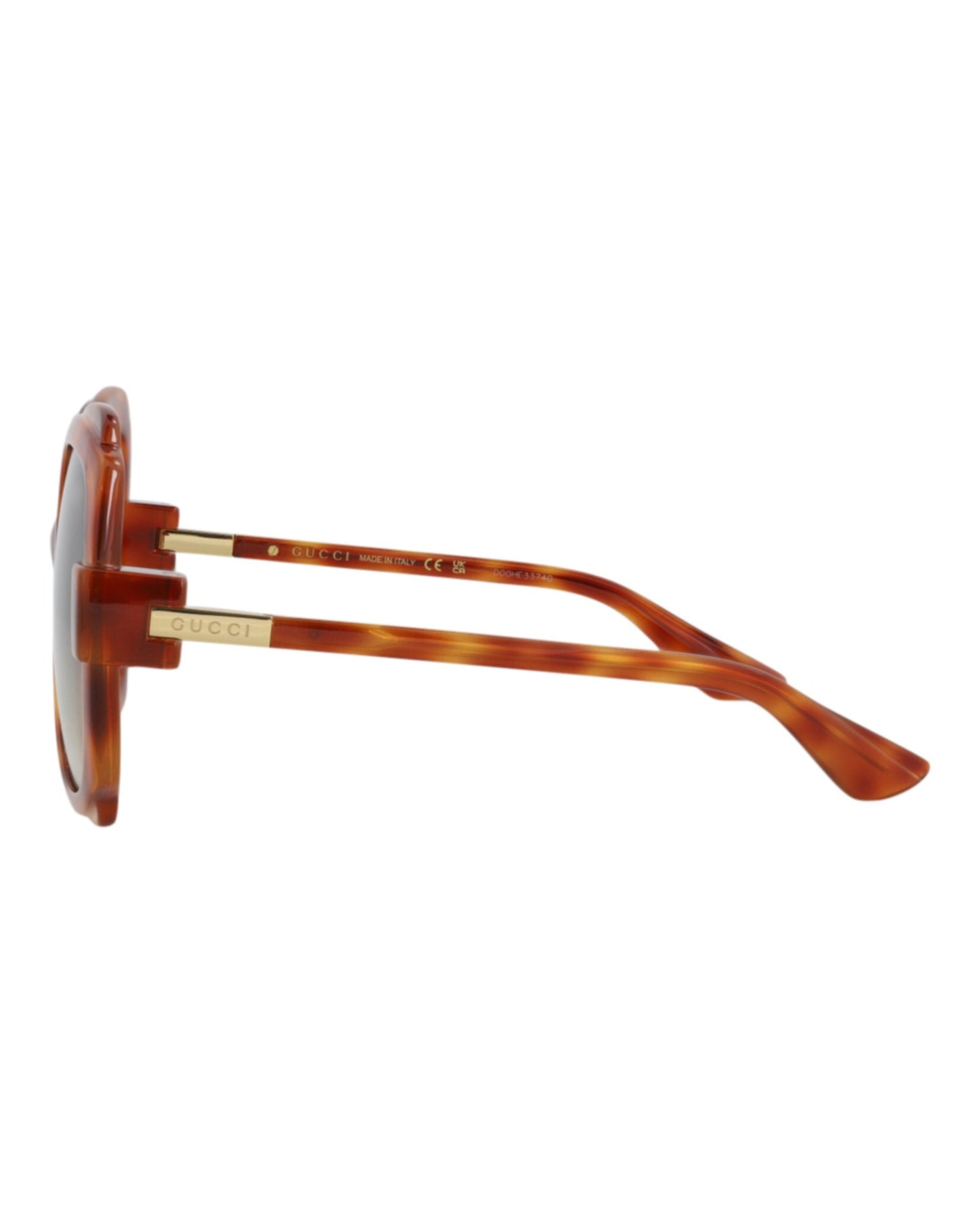 Gucci Womens Round/Oval Havana Havana Brown Fashion Designer Eyewear