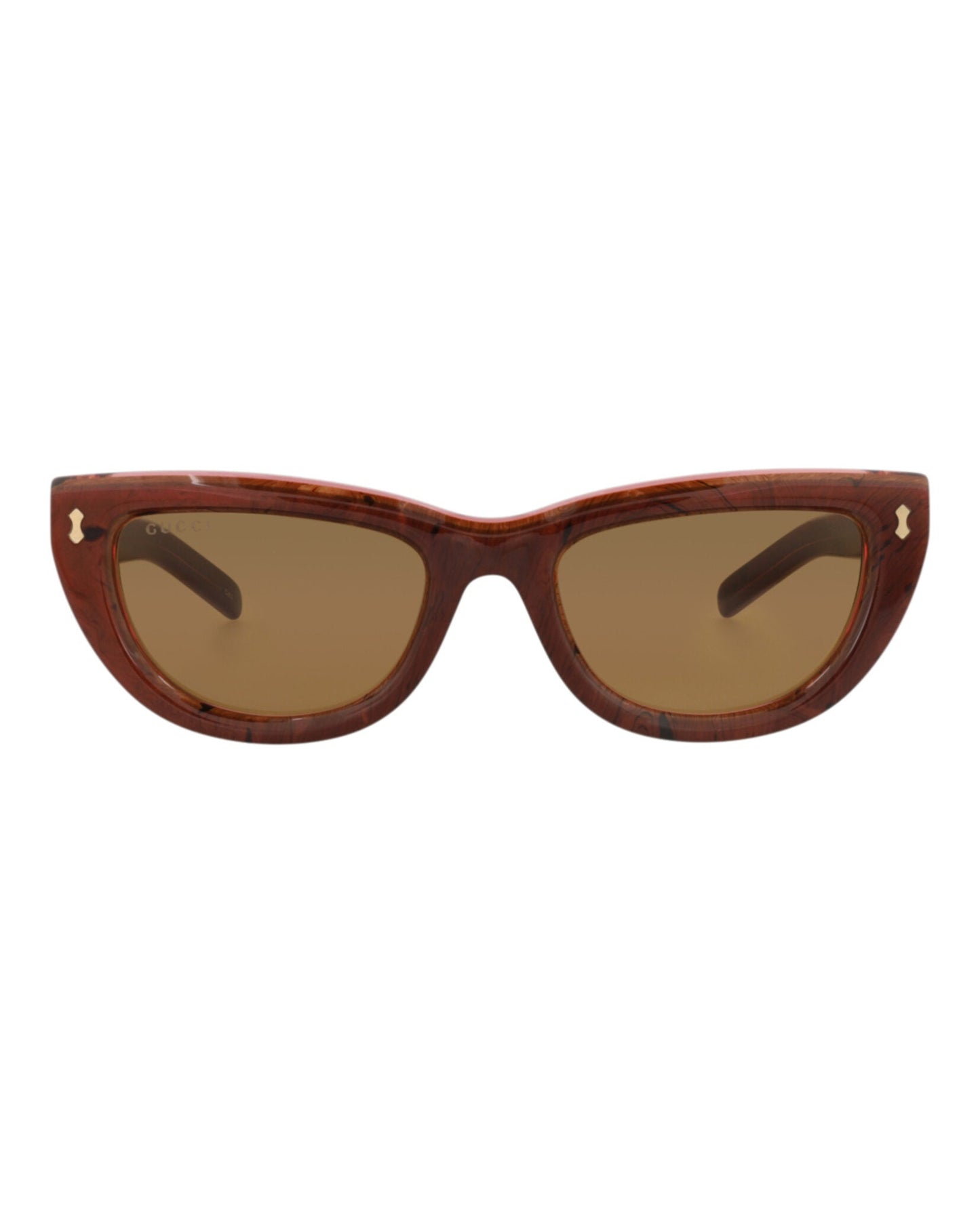 Gucci Womens Cat Eye Pink Pink Brown Fashion Designer Eyewear
