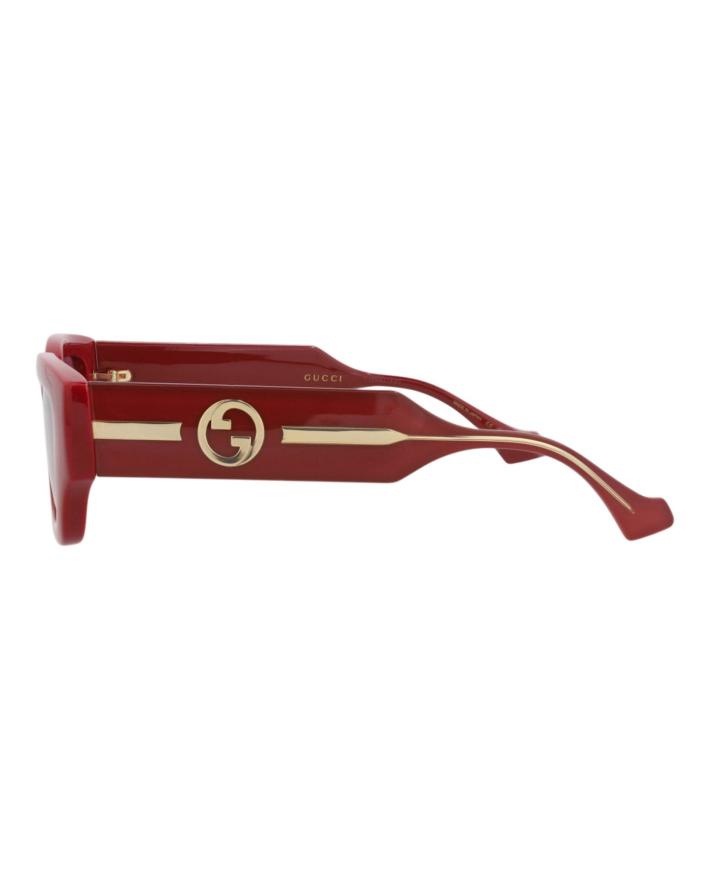 Gucci Womens Cat Eye Burgundy Crystal Red Fashion Designer Eyewear