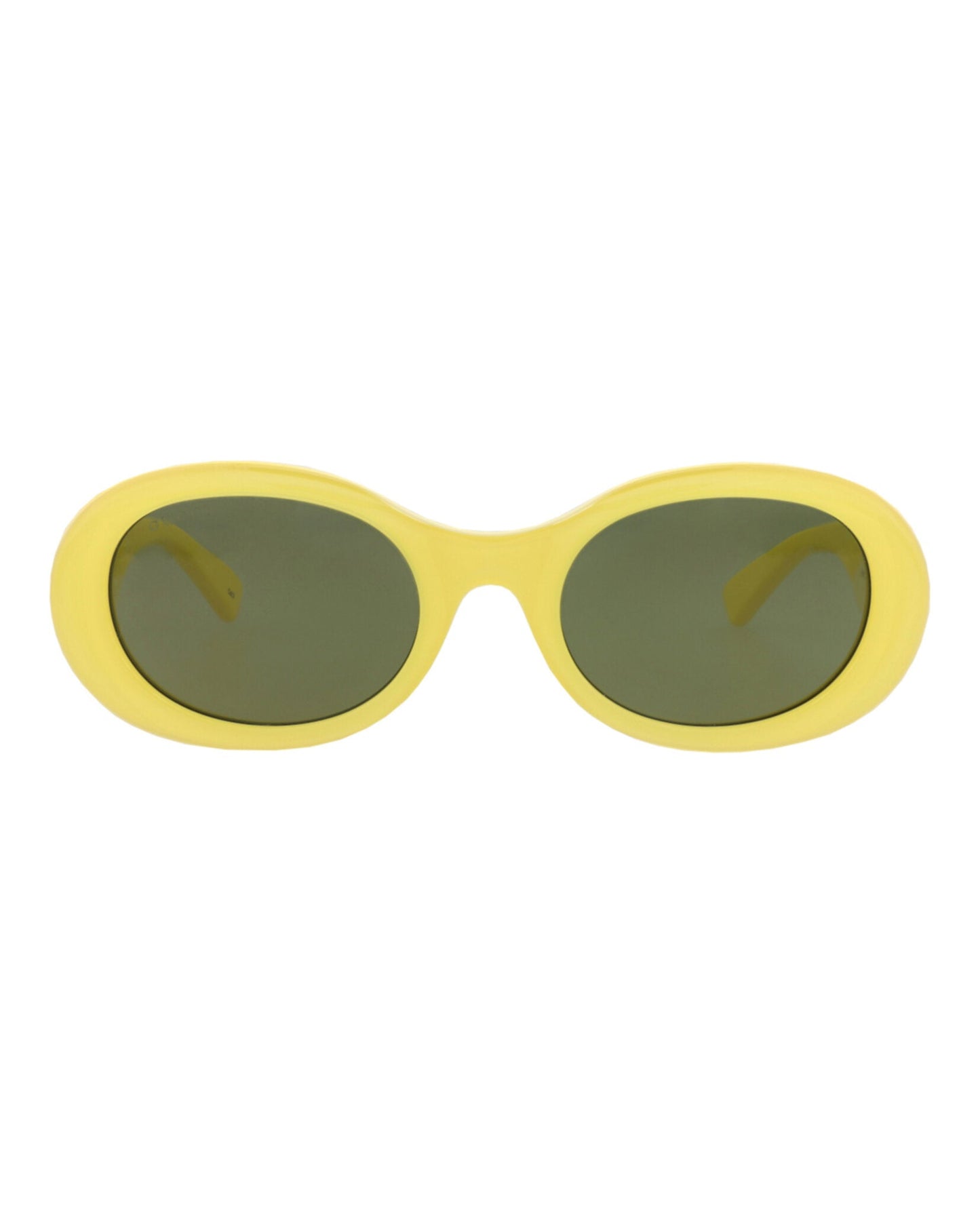 Gucci Womens Round/Oval Yellow Yellow Green Fashion Designer Eyewear