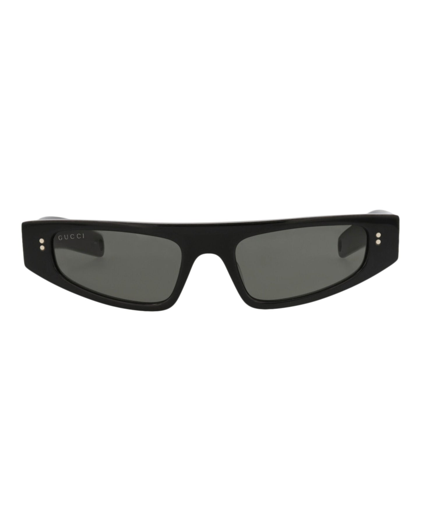 Gucci Womens Cat Eye Black Black Grey Fashion Designer Eyewear