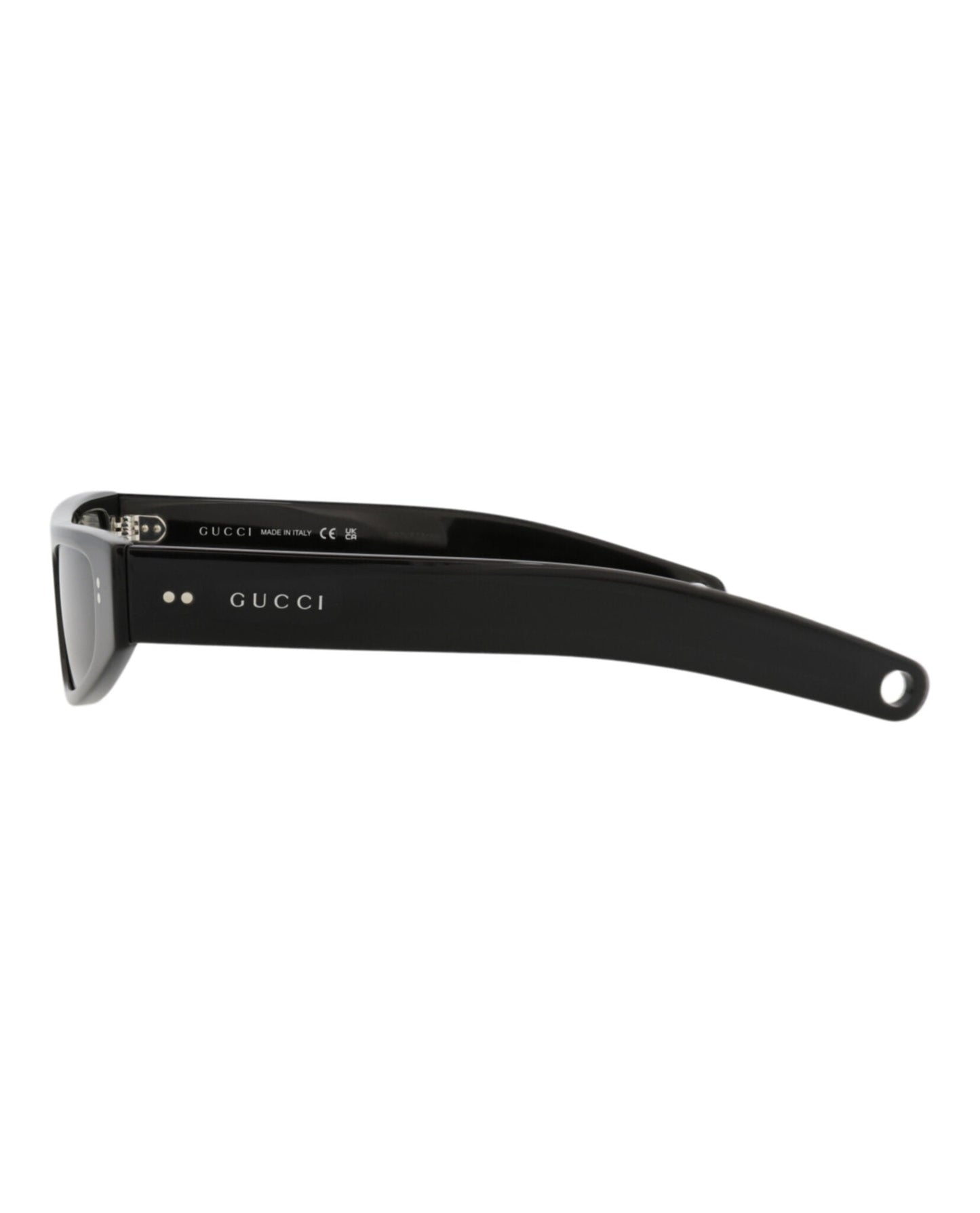 Gucci Womens Cat Eye Black Black Grey Fashion Designer Eyewear