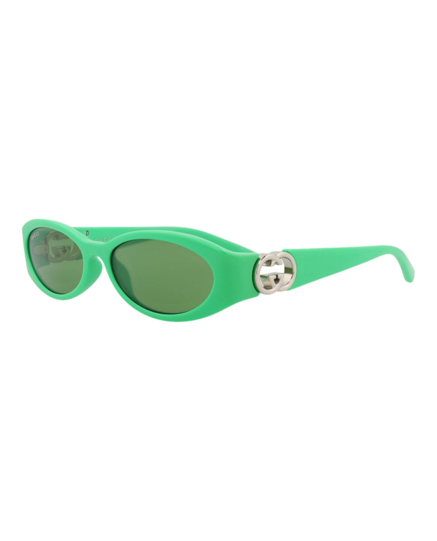 Gucci Womens Round/Oval Green Green Green Fashion Designer Eyewear