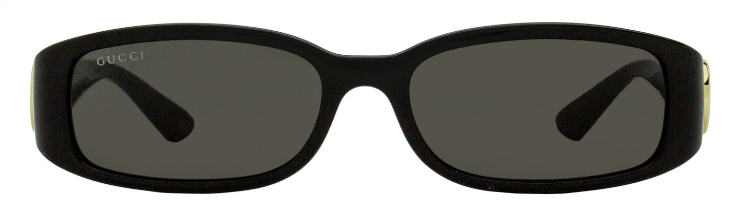 Gucci Narrow Rectangular Sunglasses GG1661S 001 Black 54mm