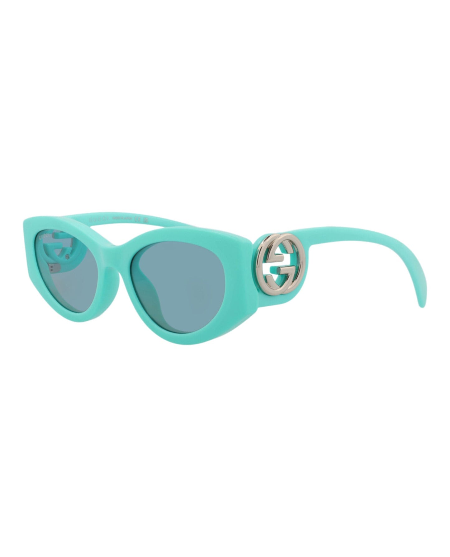Gucci Womens Cat Eye Light Blue Light Blue Light Blue Fashion Designer Eyewear