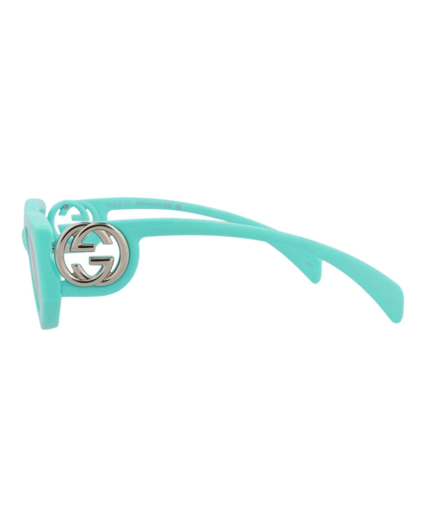 Gucci Womens Cat Eye Light Blue Light Blue Light Blue Fashion Designer Eyewear