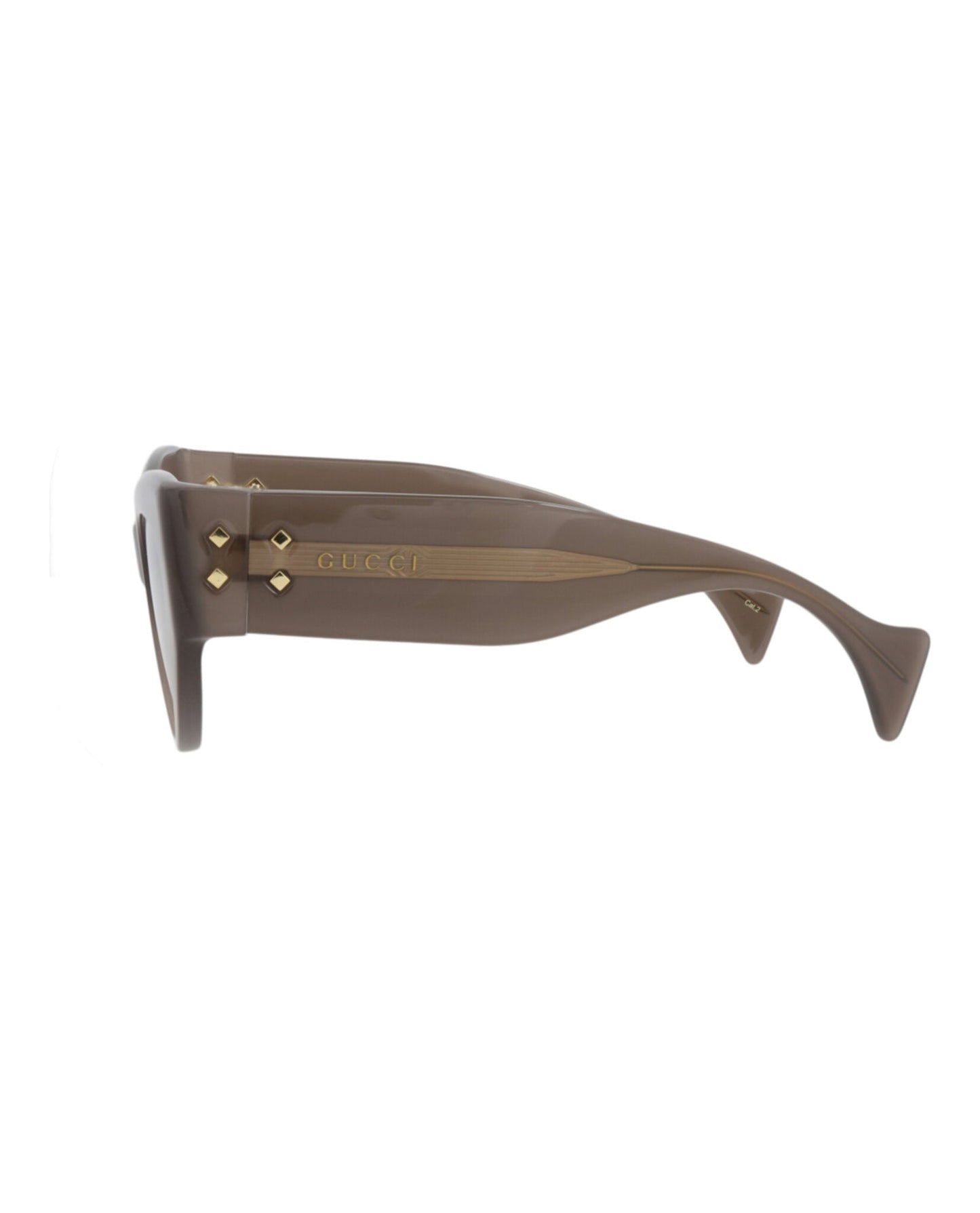Gucci Womens Cat Eye Grey Grey Grey Fashion Designer Eyewear