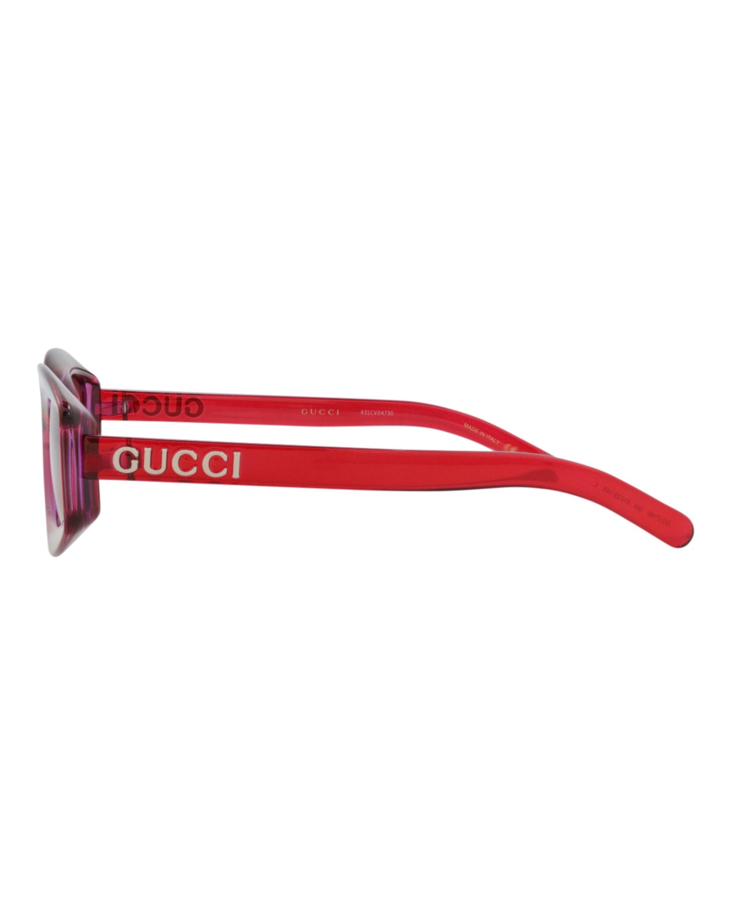 Gucci Womens Cat Eye Red Red Violet Fashion Designer Eyewear