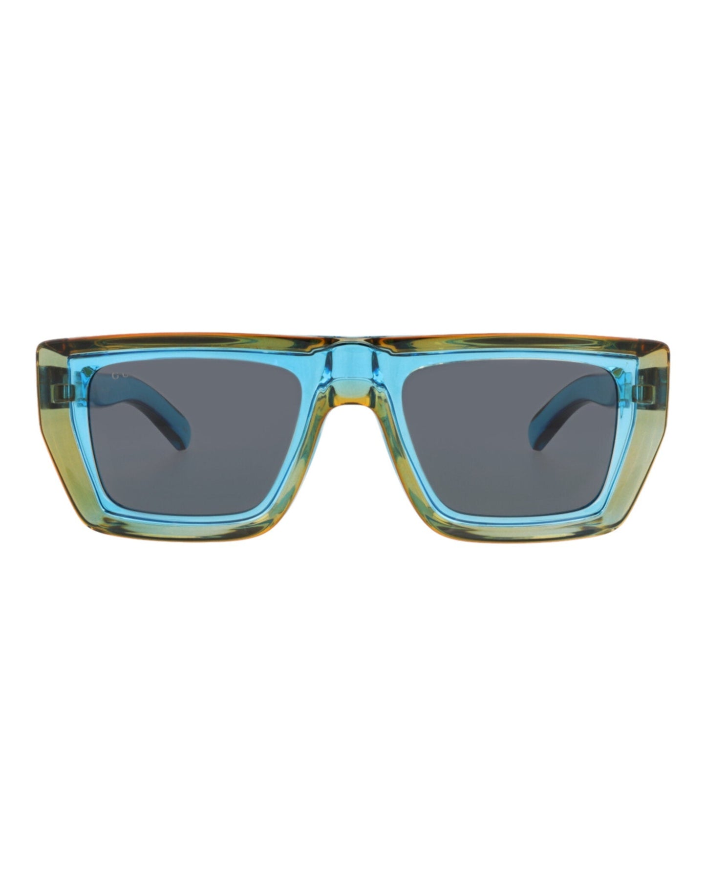 Gucci Unisex Square/Rectangle Blue Blue Blue Fashion Designer Eyewear