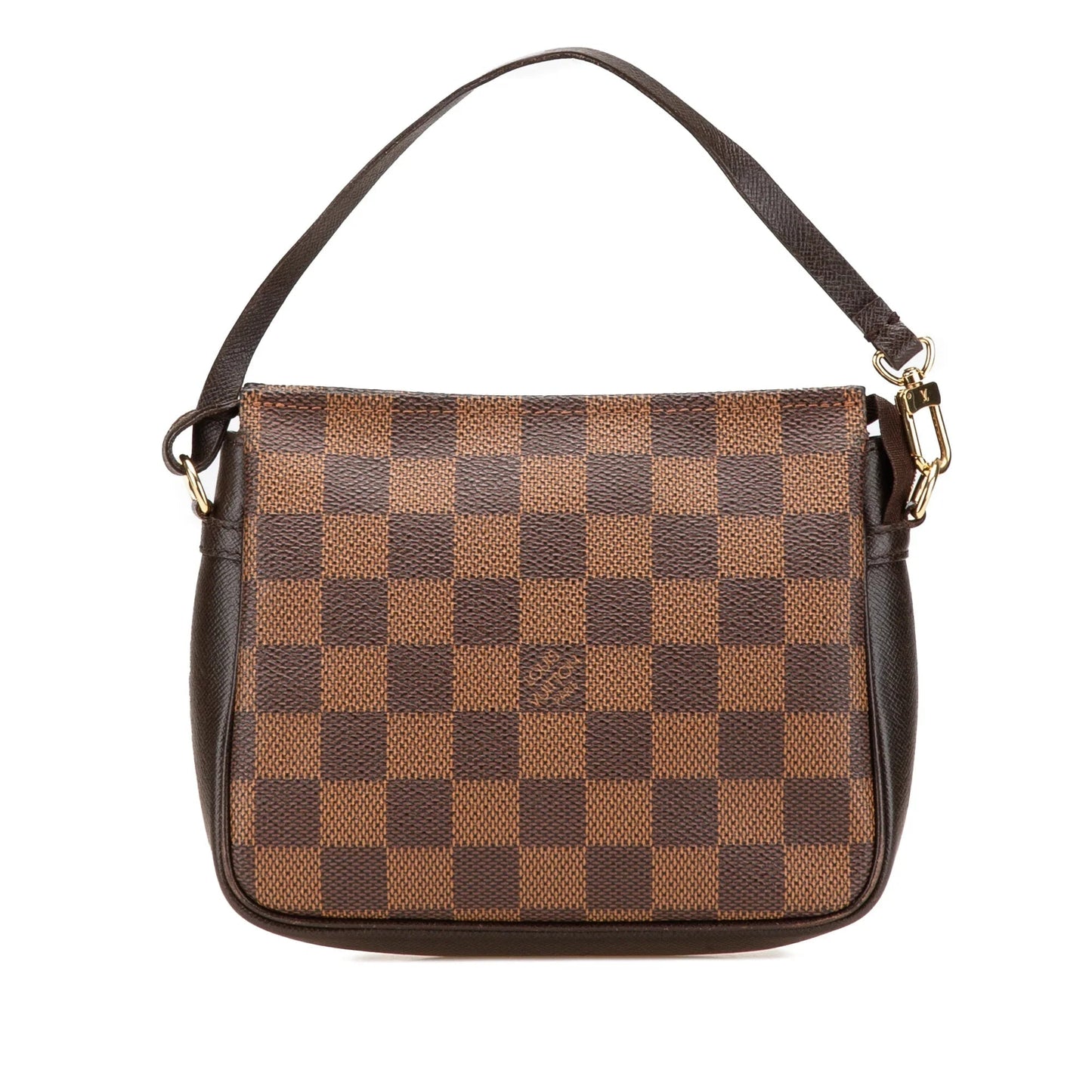 Brown Louis Vuitton Damier Ebene Trousse Pochette Handbag