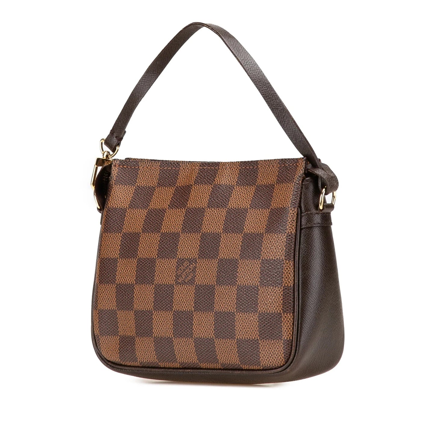Brown Louis Vuitton Damier Ebene Trousse Pochette Handbag