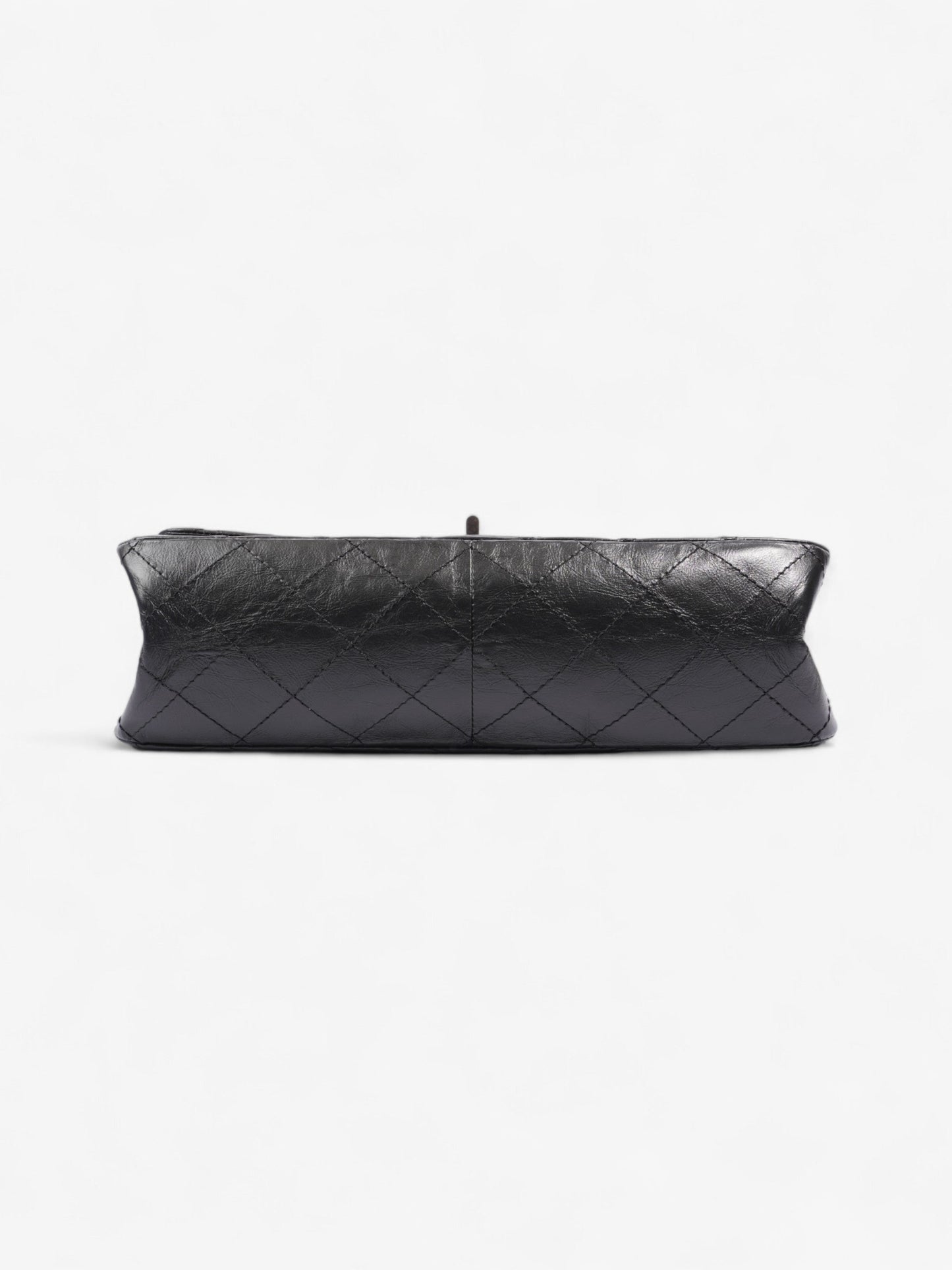 Chanel 2.55 Reissue Black Aged Calfskin Leather Maxi