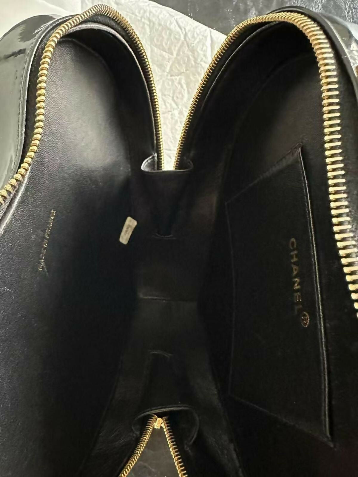 Chanel 1995  Black Heart Vanity Bag