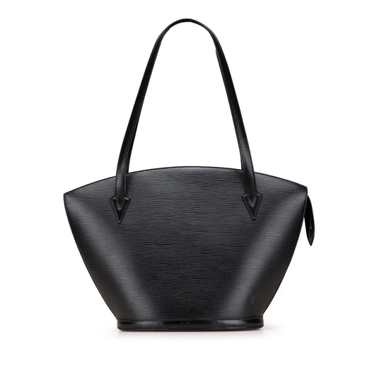 Black Louis Vuitton Epi Saint Jacques GM Long Strap Tote Bag