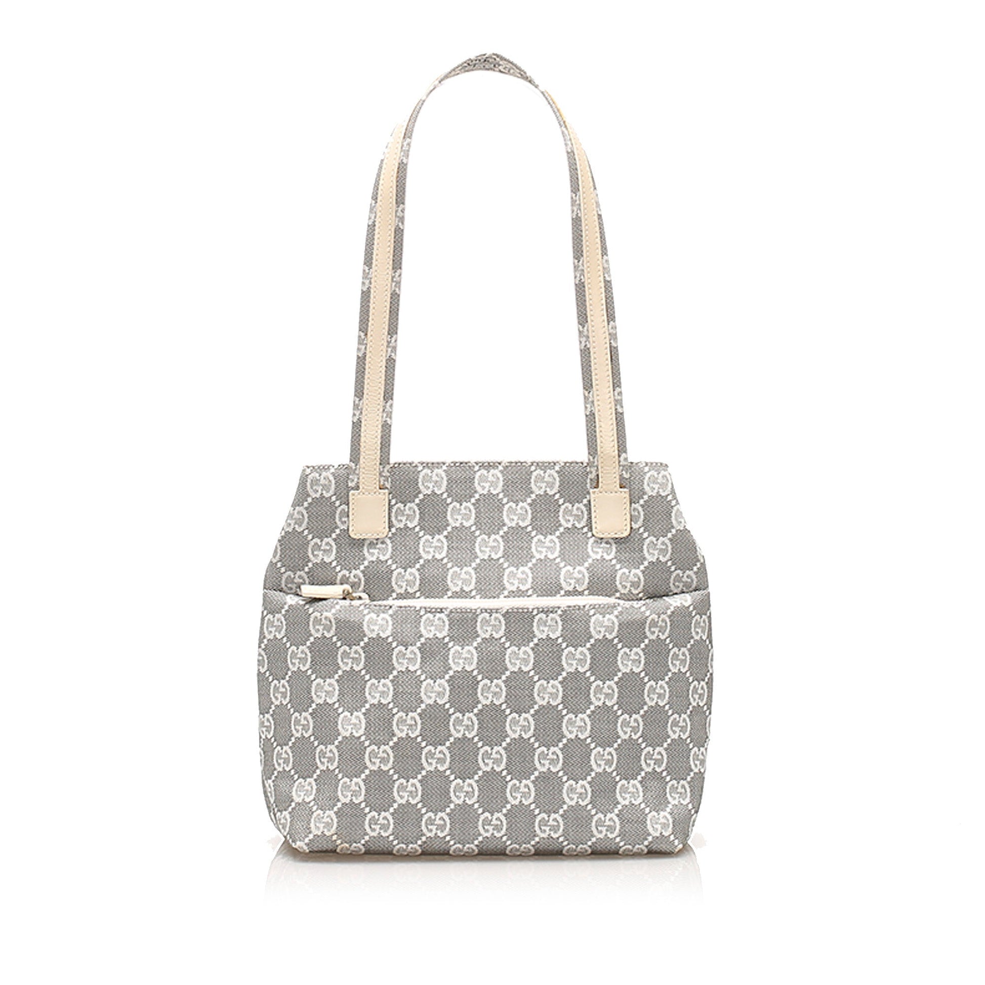 Gucci Leather Canvas Tote