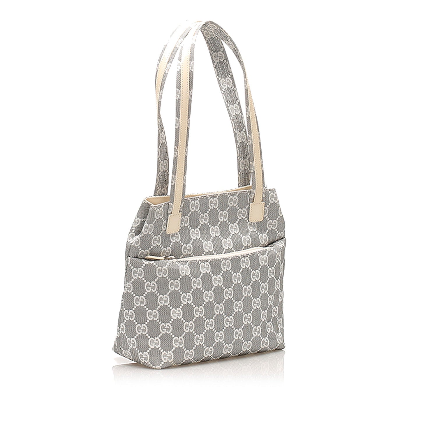 Gucci Leather Canvas Tote