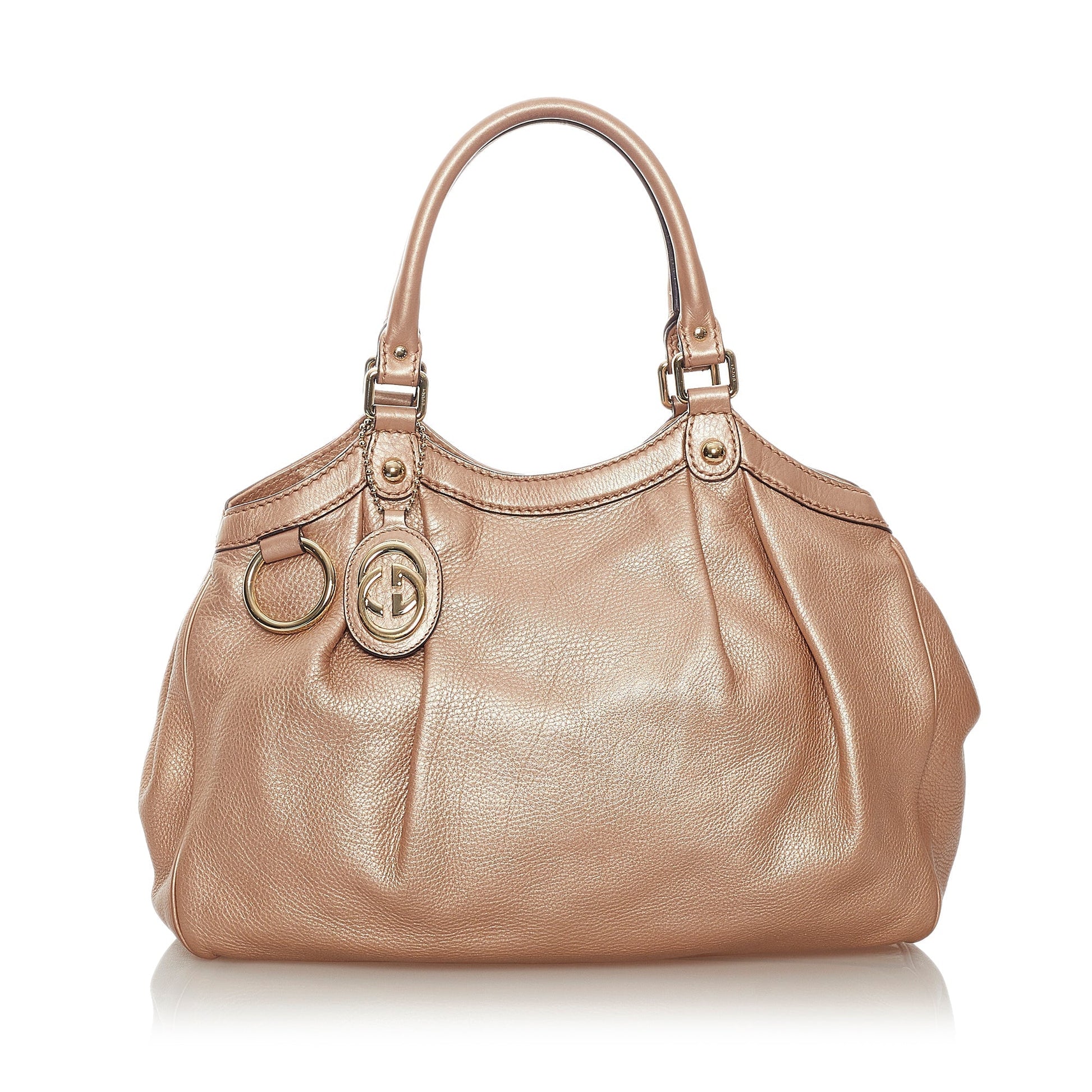 Gucci Sukey Brown Leather Tote