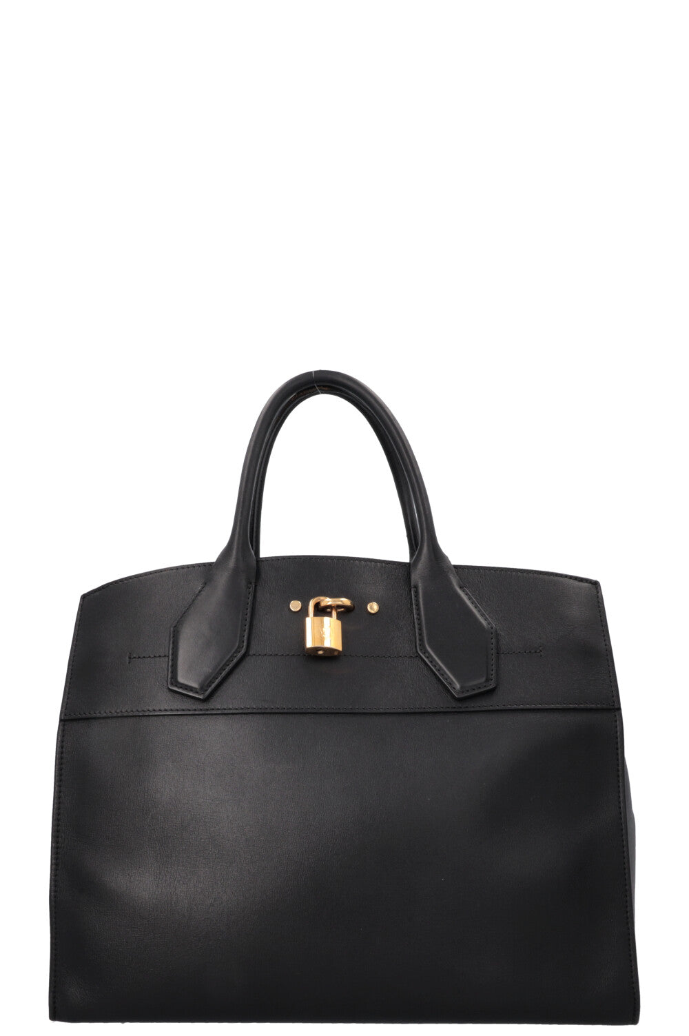 LOUIS VUITTON Steamer GM Leather Black