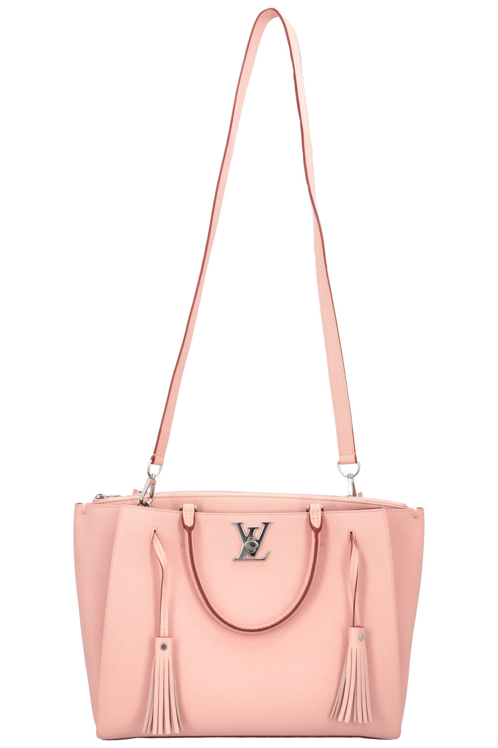 LOUIS VUITTON LockMeTo Bag Leather Pink
