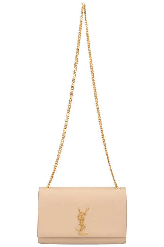 SAINT LAURENT Kate Medium Crossbody Bag Nude