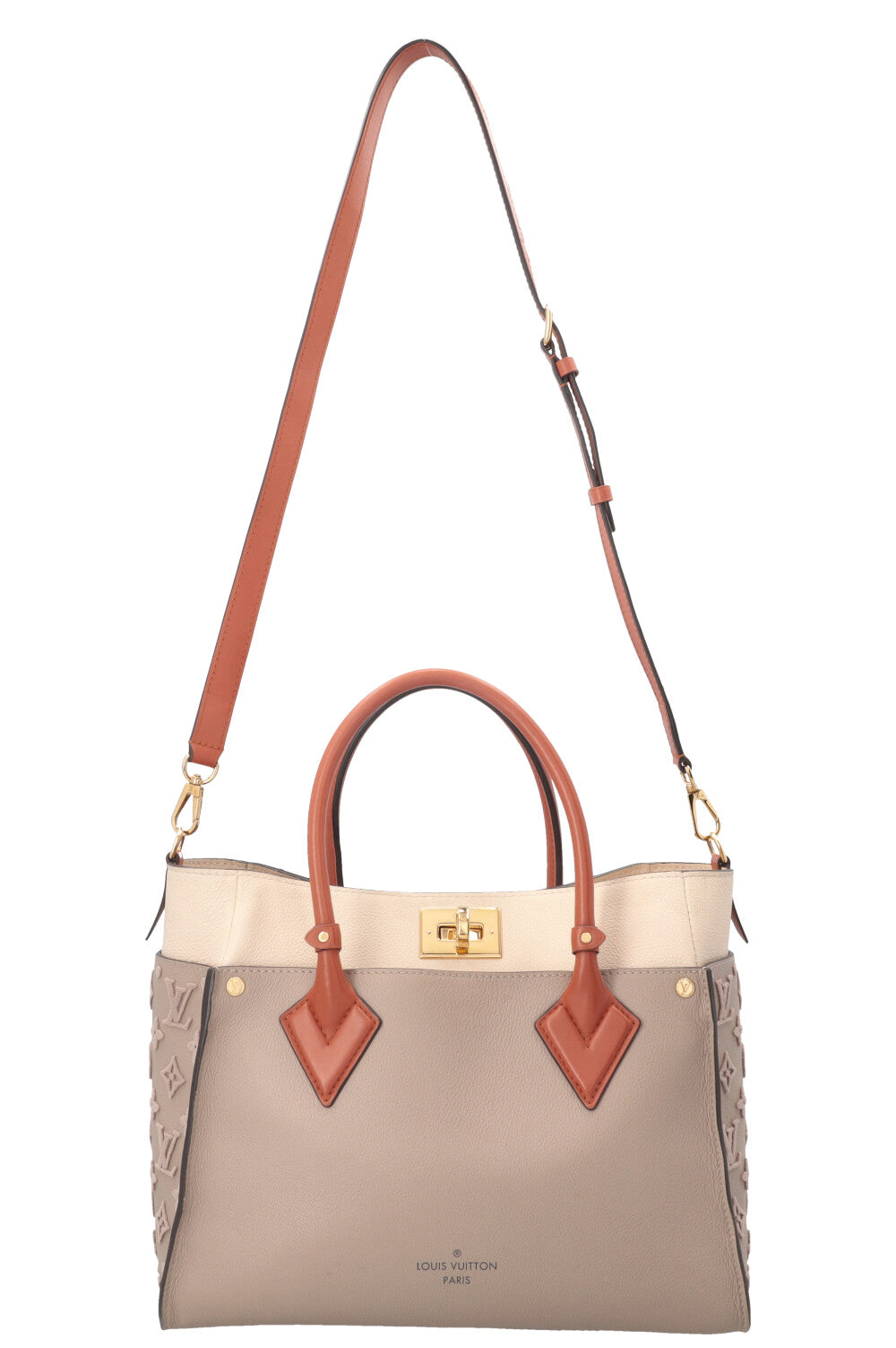 LOUIS VUITTON On My Side Tote MM Galet